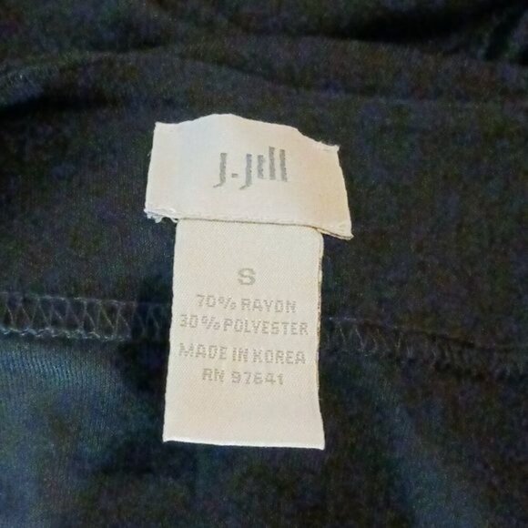 J. Jill Womens S Black One Button Long Sleeve Classic Cardigan Sweater - Picture 6 of 6